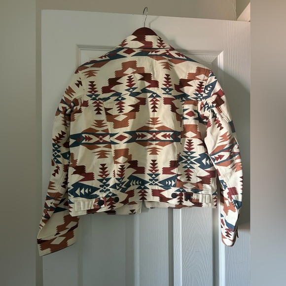 Wrangler Women's Aztec Boyfriend Jacket size small - Picture 2 of 8